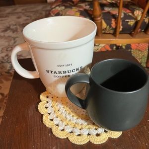 2 Starbucks Mugs. Mint condition. $25.00